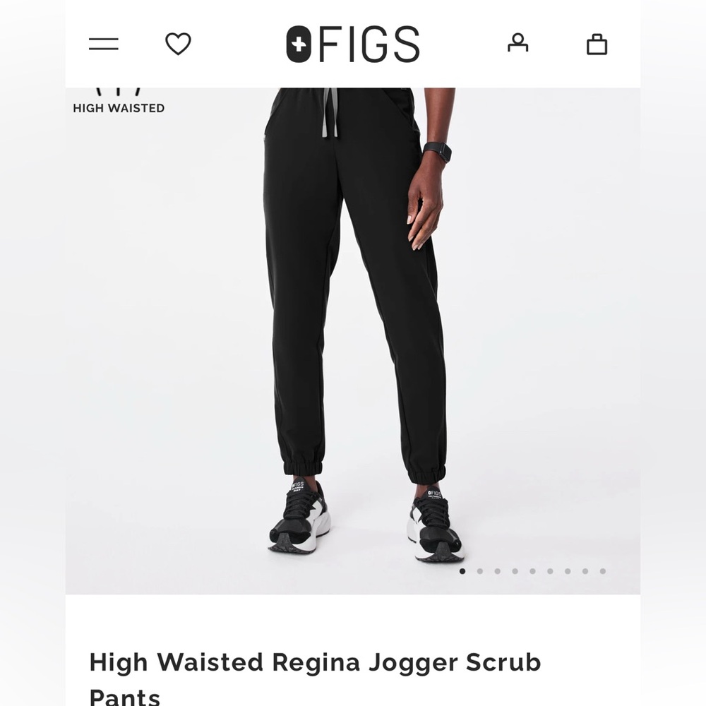 Figs Women's Black Jogger Pants